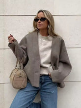 Loose Button Up Jacket