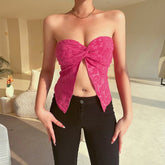 Pink Tube Top - Boulve Boutique