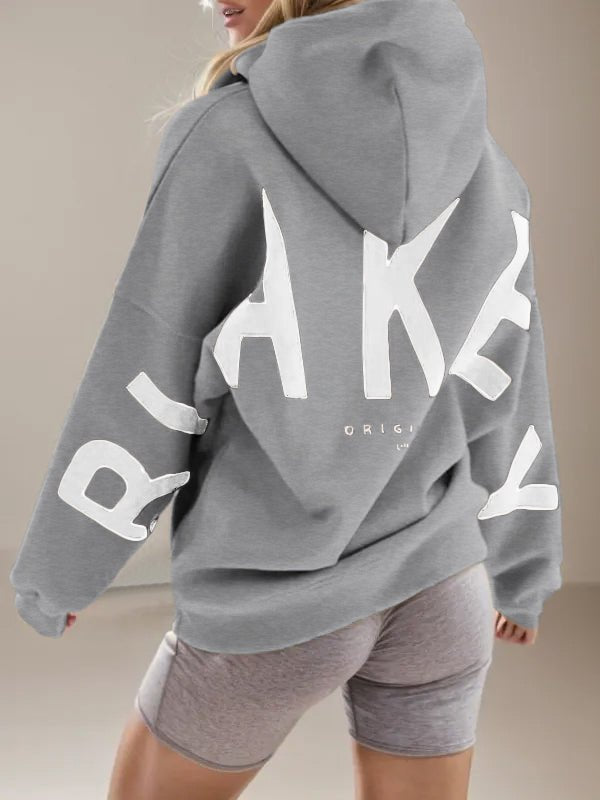 Gray Oversized Hoodie - Boulve Boutique