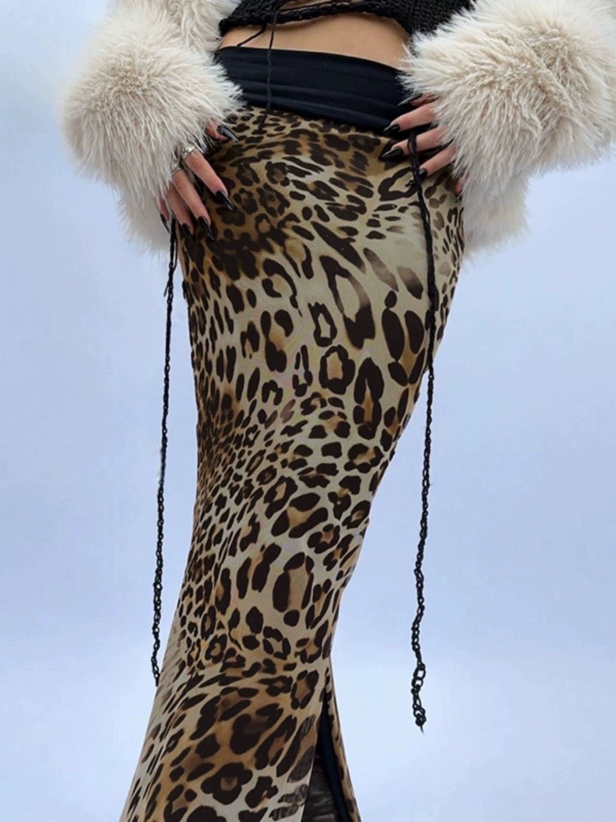 Leopard Print Maxi Skirt - Boulve Boutique